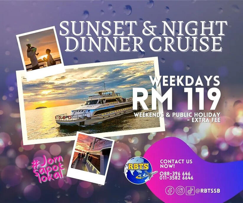 Sunset & Night Dinner Cruise